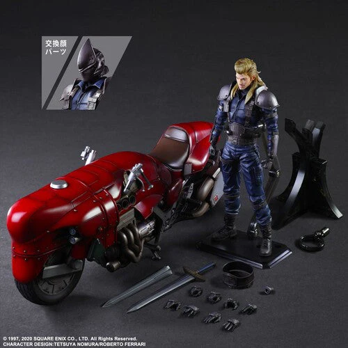 Final Fantasy VII Roche & Motorcycle Play Arts Kai - Image 8