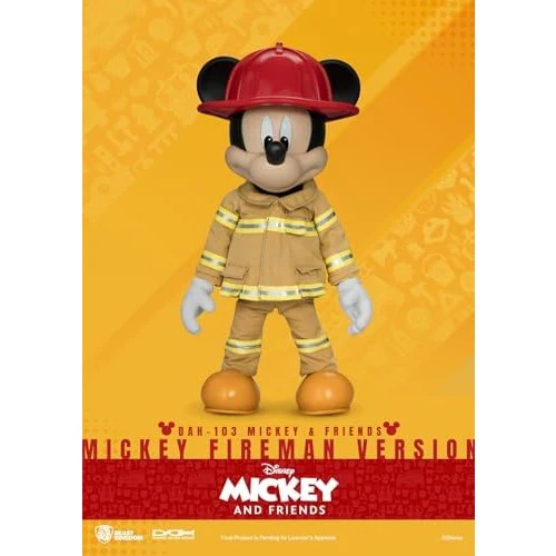 Mickey and Friends Mickey Mouse (Fireman) Action Figure - Disney, Beast Kingdom - Dynamic 8ction Heroes (DAH-103) - Image 8
