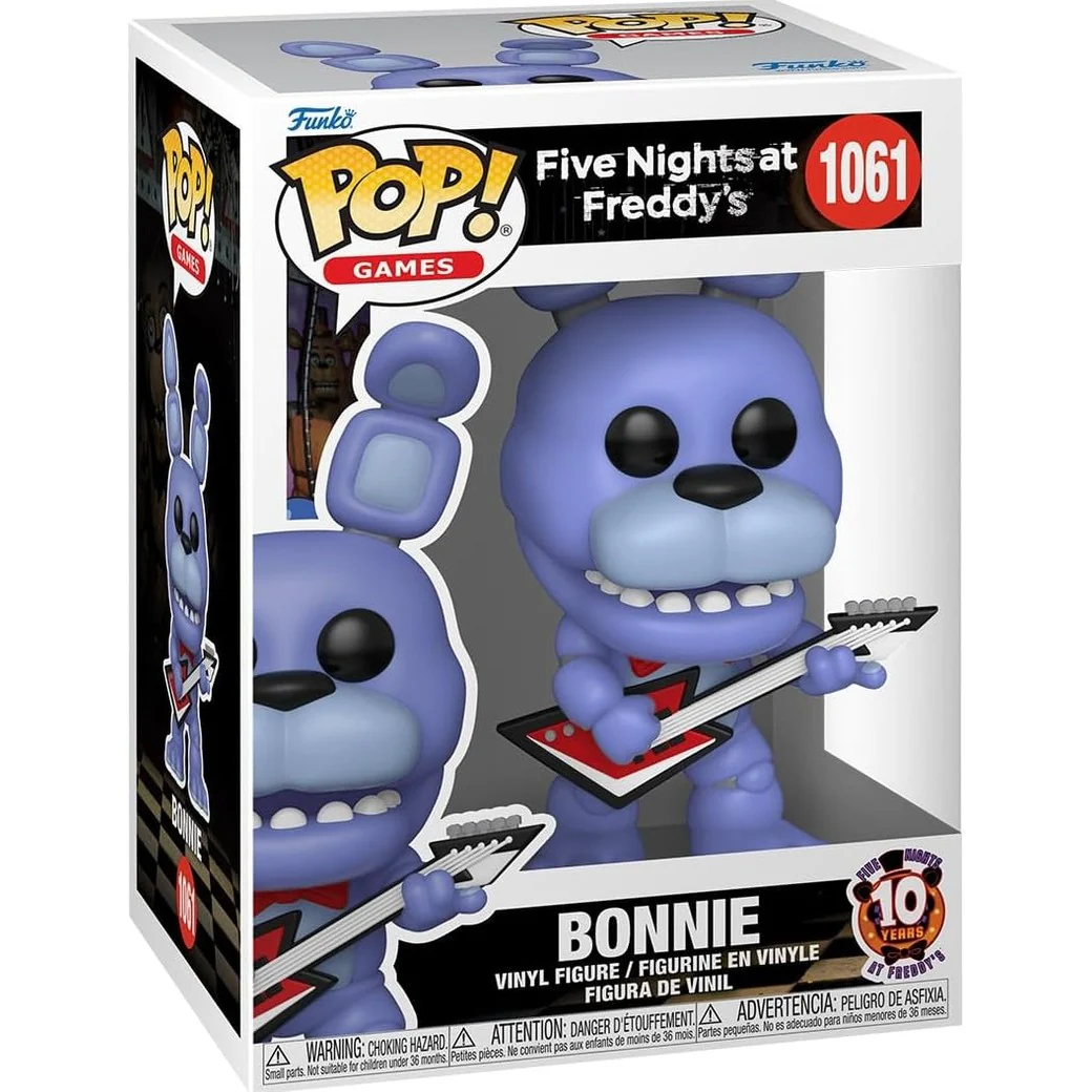 Five Nights at Freddy's Bonnie with Guitar (10th Anniversary Ver.) Vinyl Figure - Funko - POP! Games #1061
