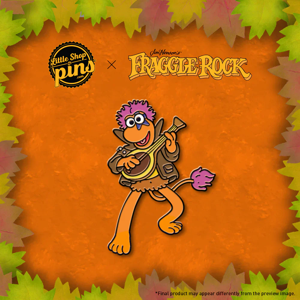 Fraggle Rock Gobo (Guitarist Costume) Halloween Pin - Jim Henson Co., Little Shop of Pins - Image 2
