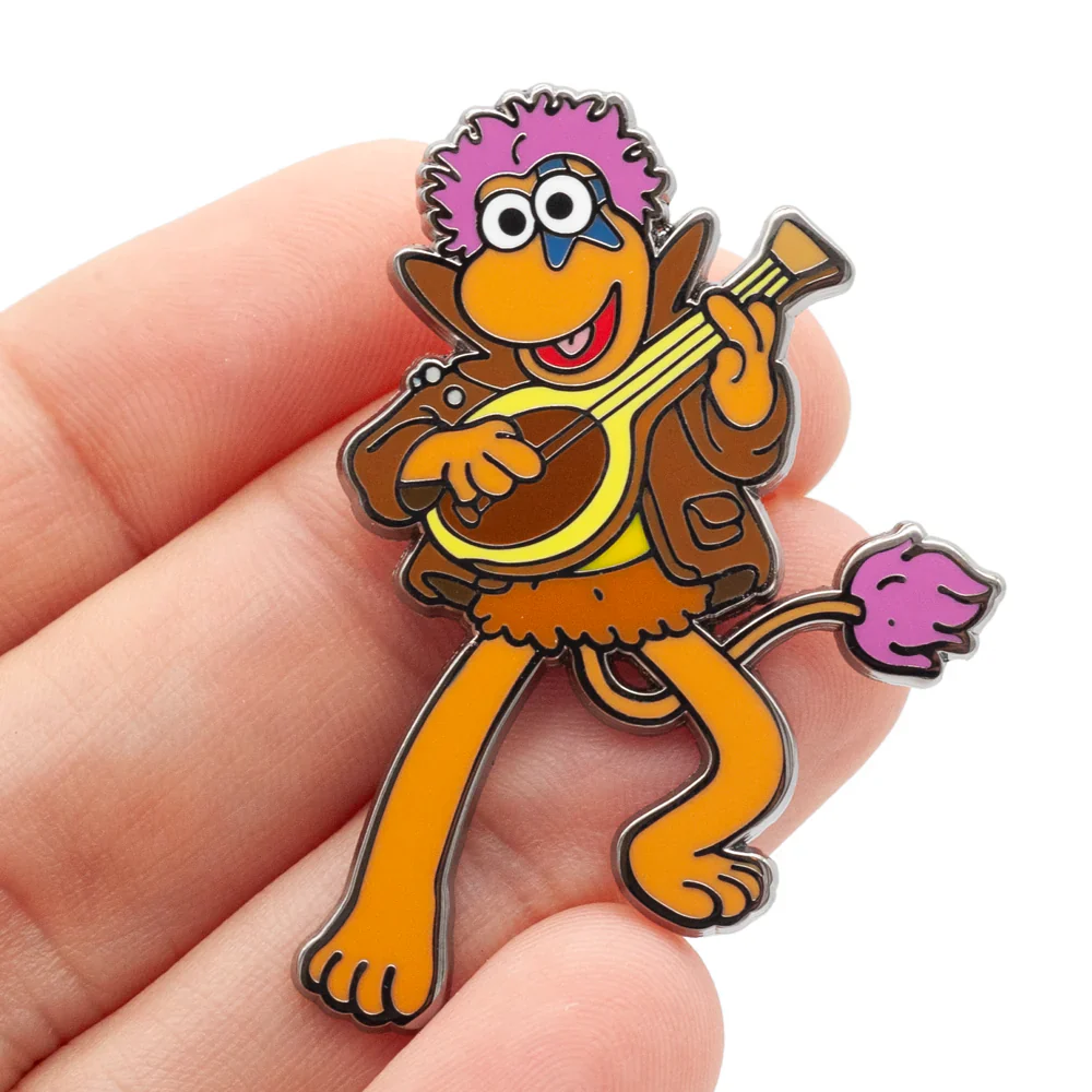 Fraggle Rock Gobo (Guitarist Costume) Halloween Pin - Jim Henson Co., Little Shop of Pins - Image 3