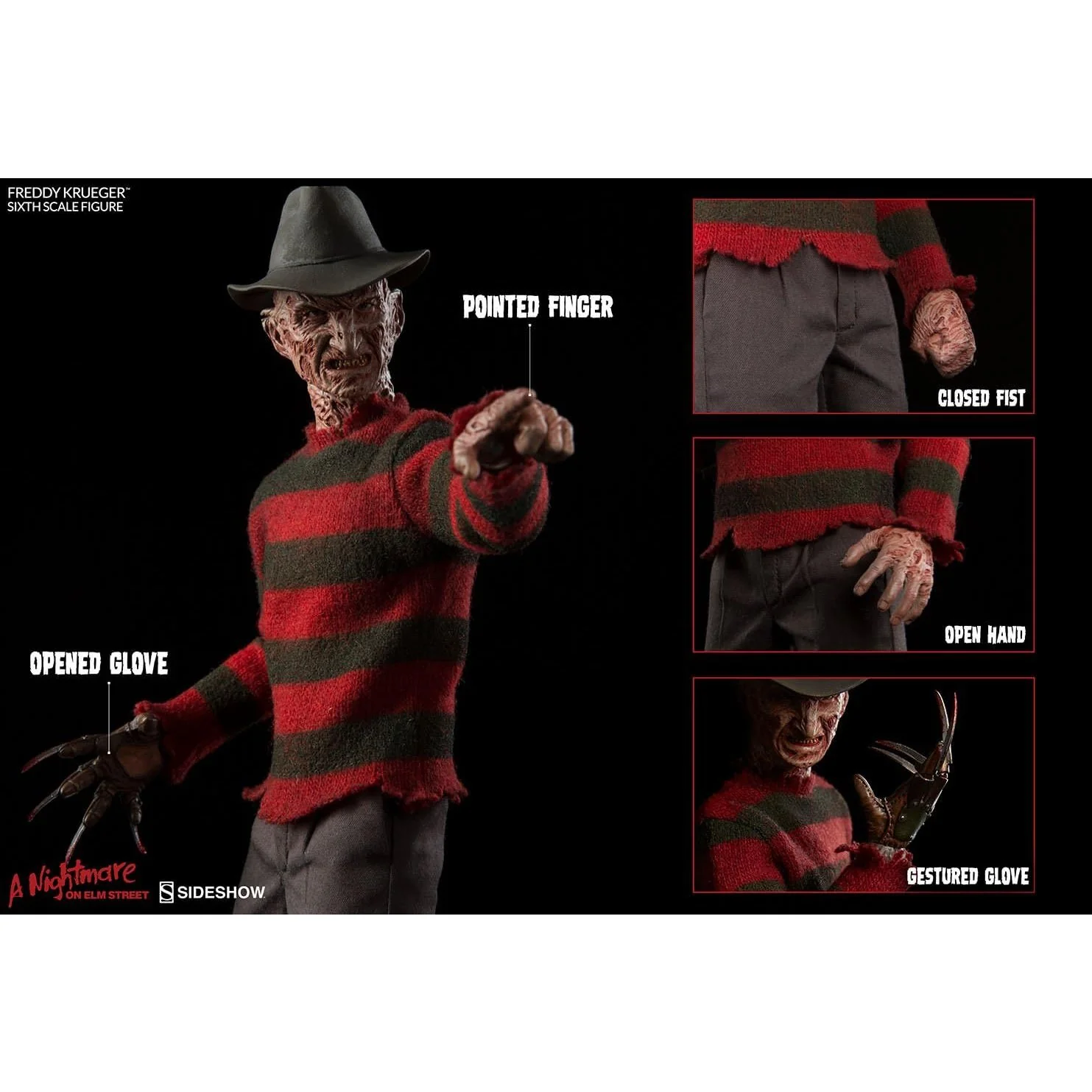 Nightmare on Elm Street 3 Freddy Krueger 1/6 Scale Figure - Sideshow Collectibles - Image 9