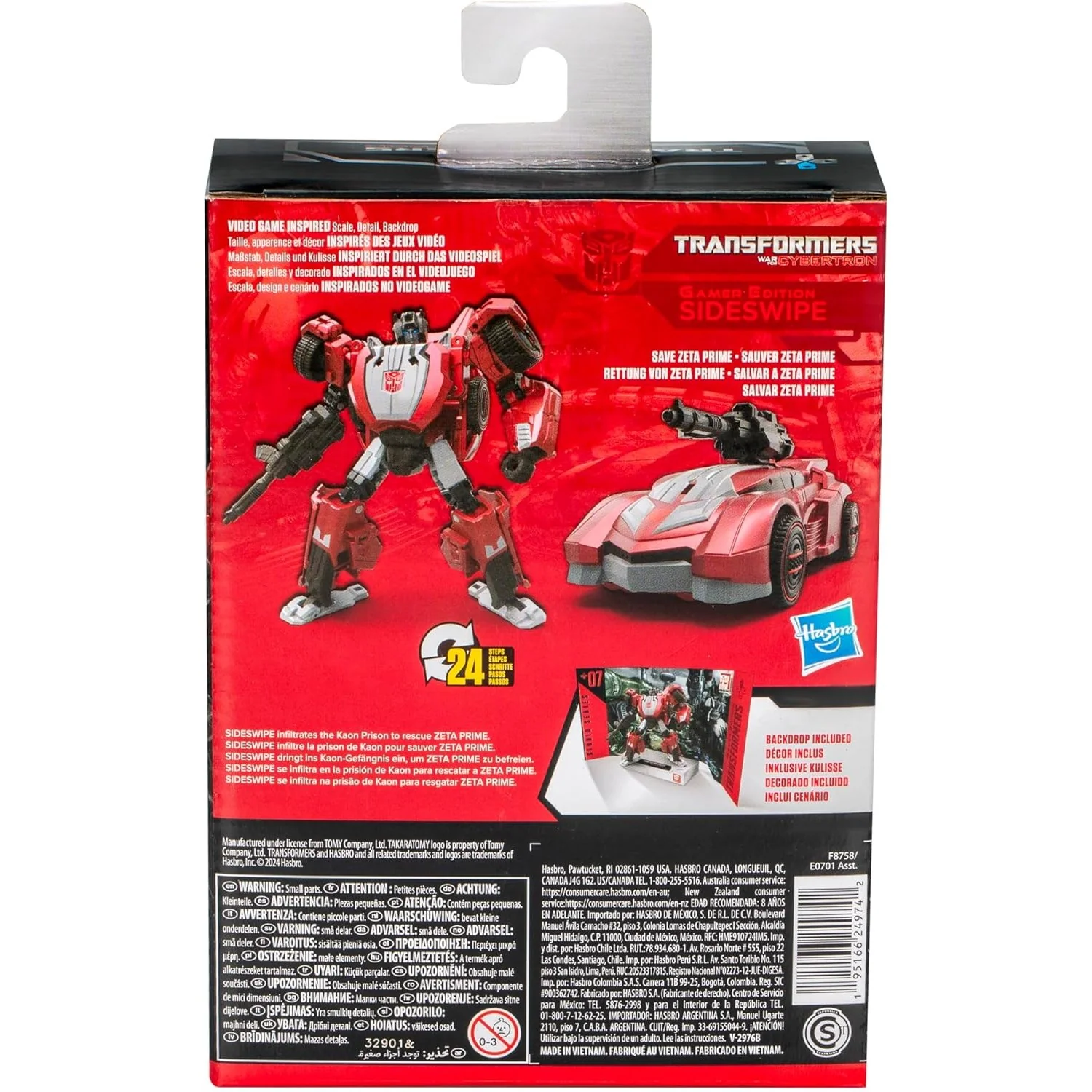 Transformers: War for Cybertron Deluxe Class Sideswipe Action Figure - Takara Tomy, Hasbro - (Studio Series Gamer Edition #07) - Image 11