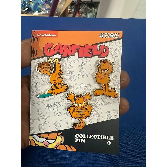 Garfield Triple Threat Pin Set (3-Pack) - Zen Monkey Studios - Image 2