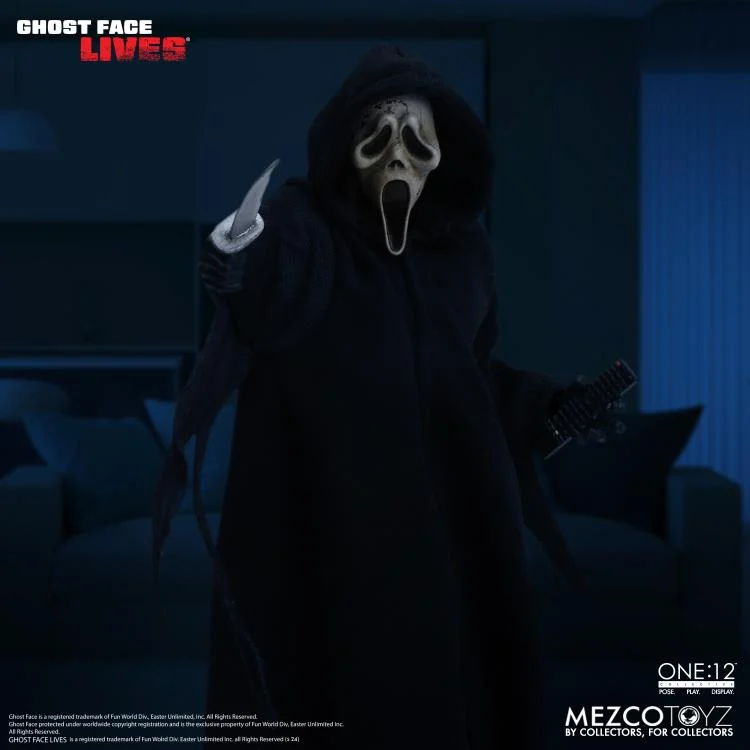 Scream Ghost Face Lives Action Figure - Mezco Toyz - One:12 Collective - Image 14