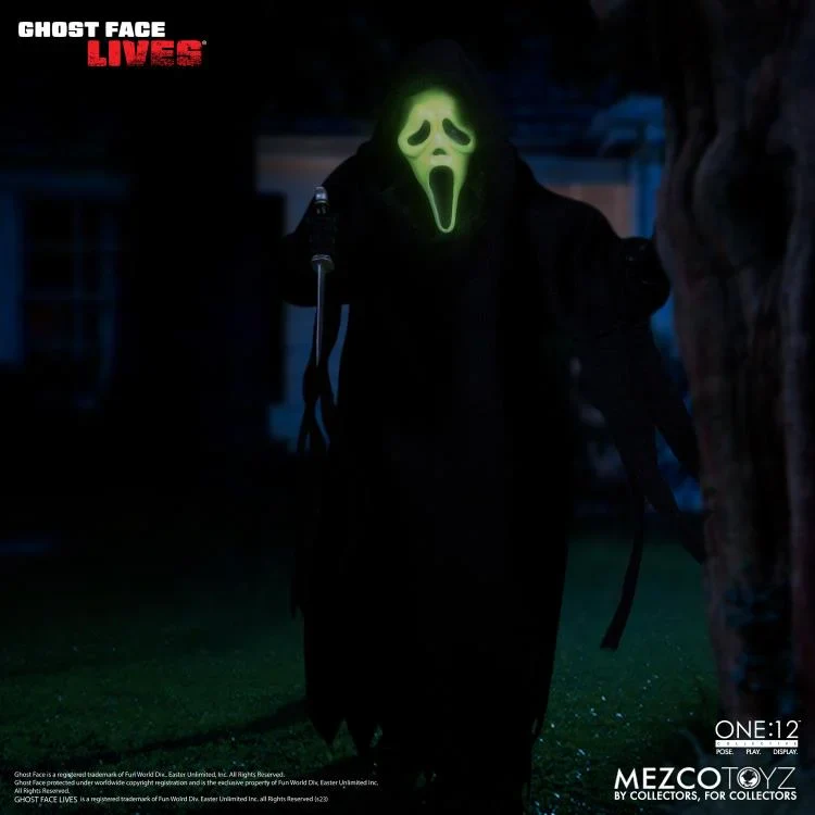 Scream Ghost Face Lives Action Figure - Mezco Toyz - One:12 Collective - Image 4