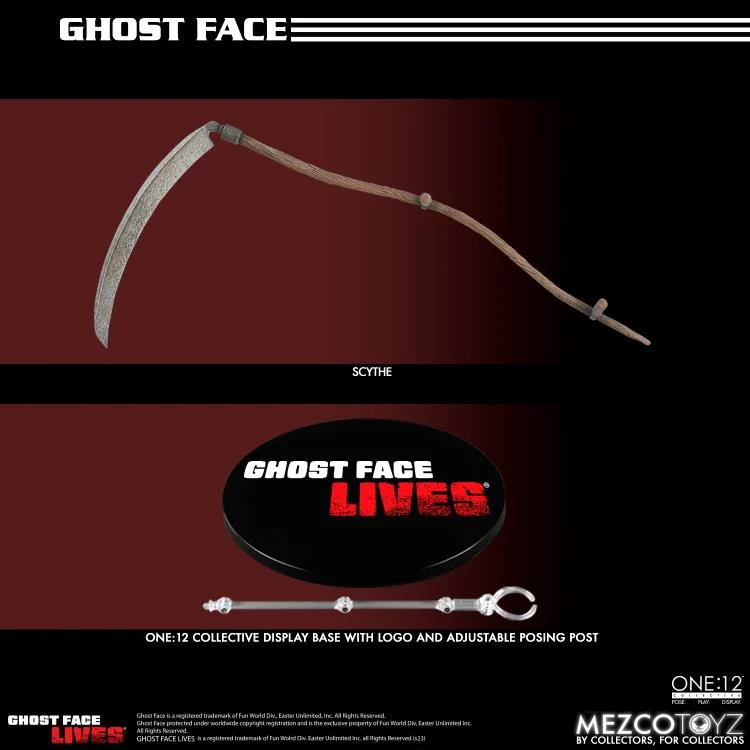 Scream Ghost Face Lives Action Figure - Mezco Toyz - One:12 Collective - Image 5