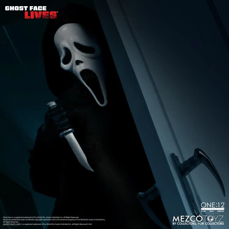 Scream Ghost Face Lives Action Figure - Mezco Toyz - One:12 Collective - Image 7
