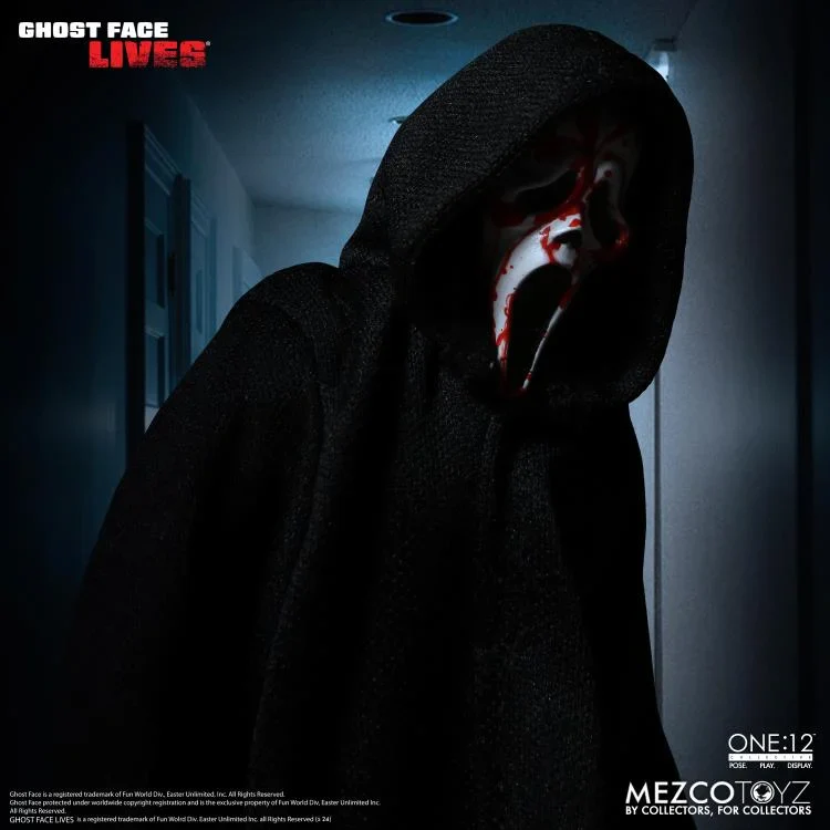 Scream Ghost Face Lives Action Figure - Mezco Toyz - One:12 Collective - Image 8