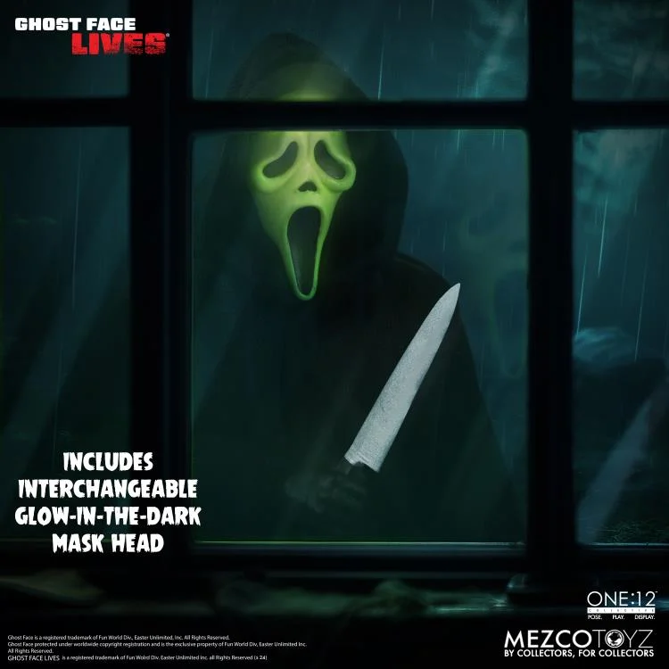 Scream Ghost Face Lives Action Figure - Mezco Toyz - One:12 Collective - Image 9