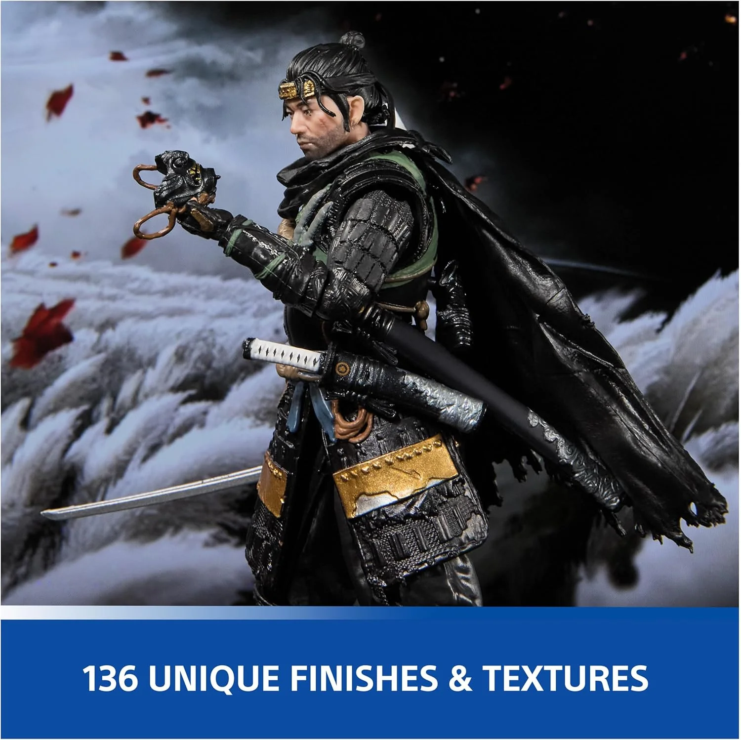 Ghost of Tsushima Jin Sakai 6" Action Figure - Spin Master Ltd. - PlayStation: The Shapes Collection - Image 5