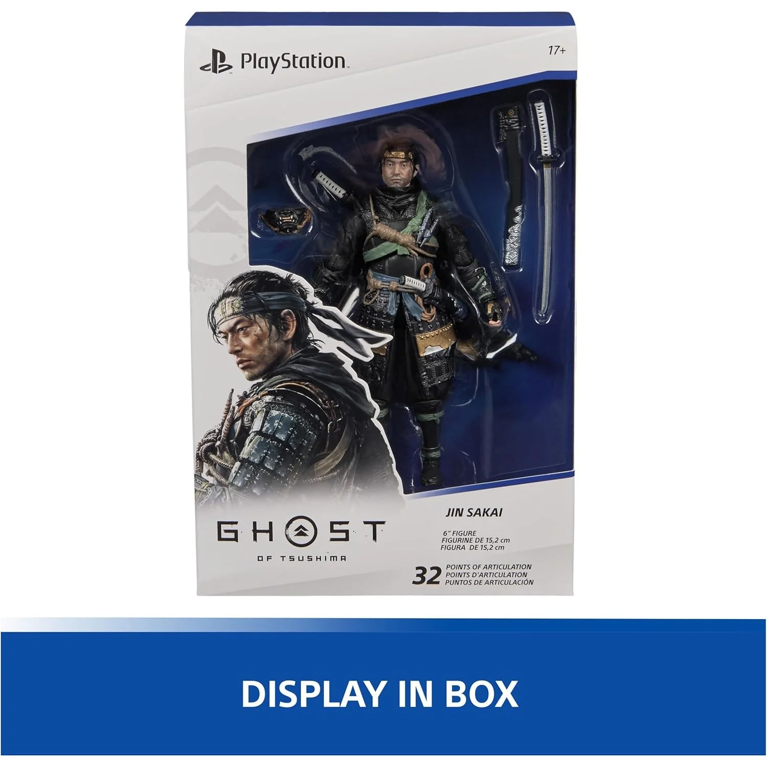 Ghost of Tsushima Jin Sakai 6" Action Figure - Spin Master Ltd. - PlayStation: The Shapes Collection - Image 9