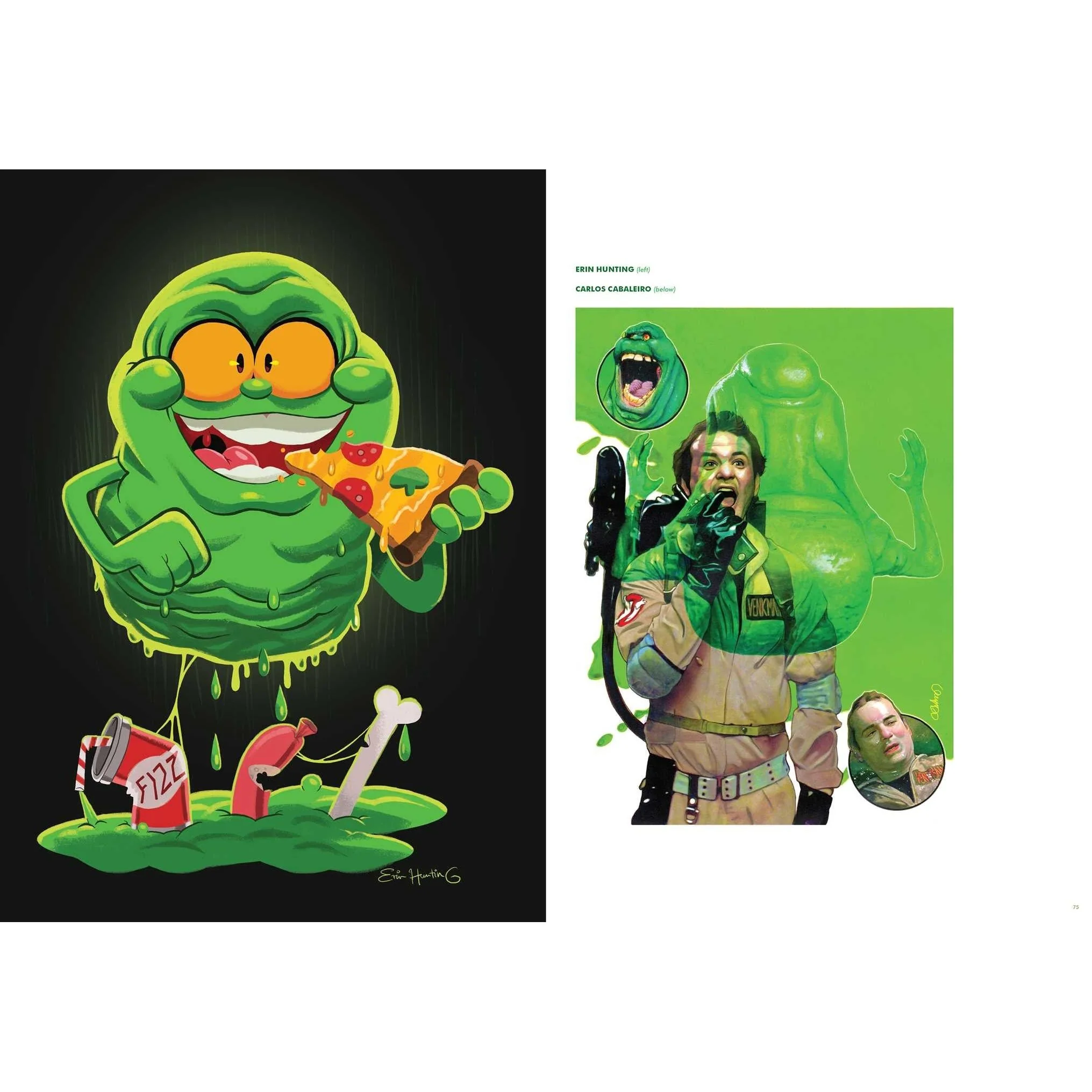 Ghostbusters Artbook by Printed in Blood - Hardcover Book - Insight Editions - Image 3