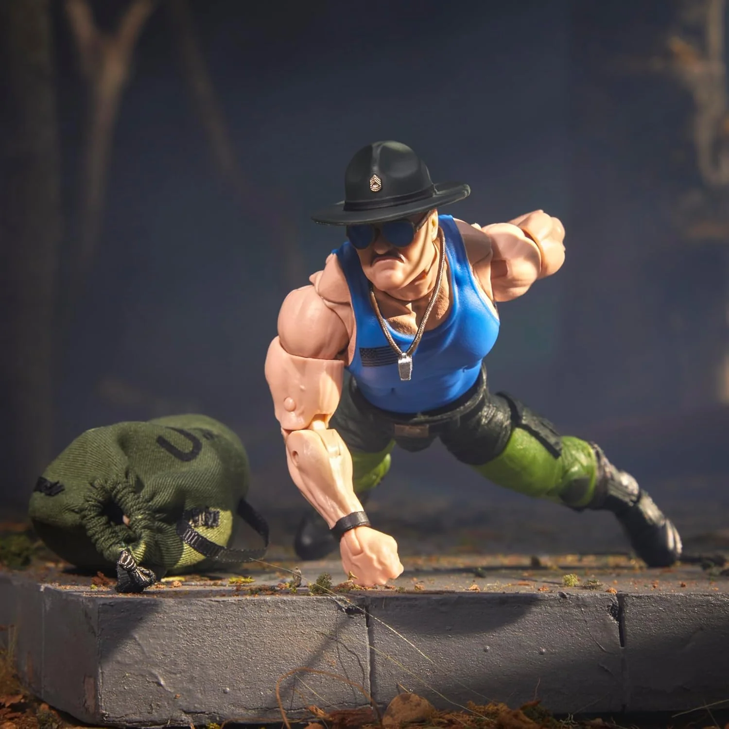 G.I. Joe Mad Marauders Sgt. Slaughter Deluxe Action Figure - Hasbro (Classified Series #129) - Image 10