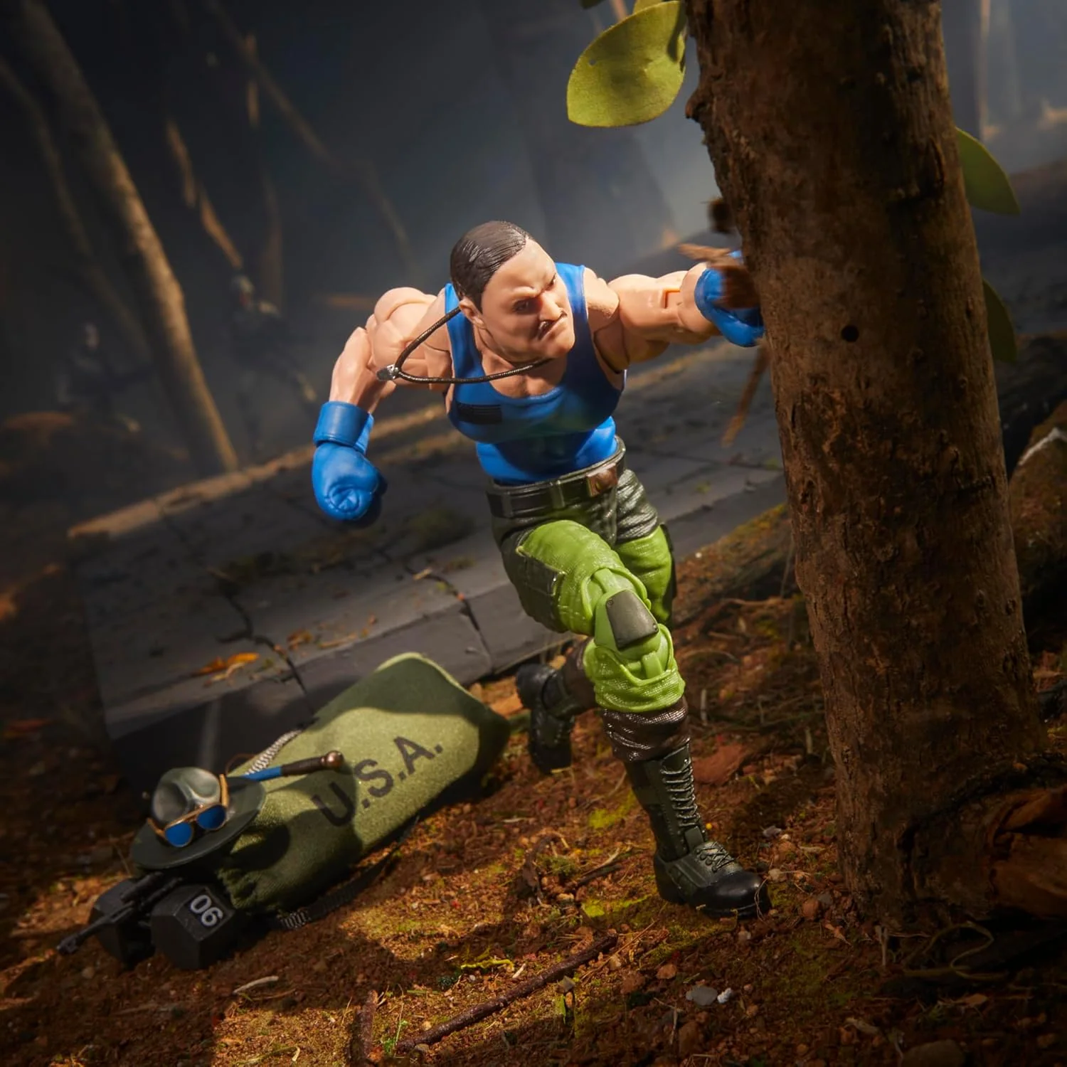 G.I. Joe Mad Marauders Sgt. Slaughter Deluxe Action Figure - Hasbro (Classified Series #129) - Image 3