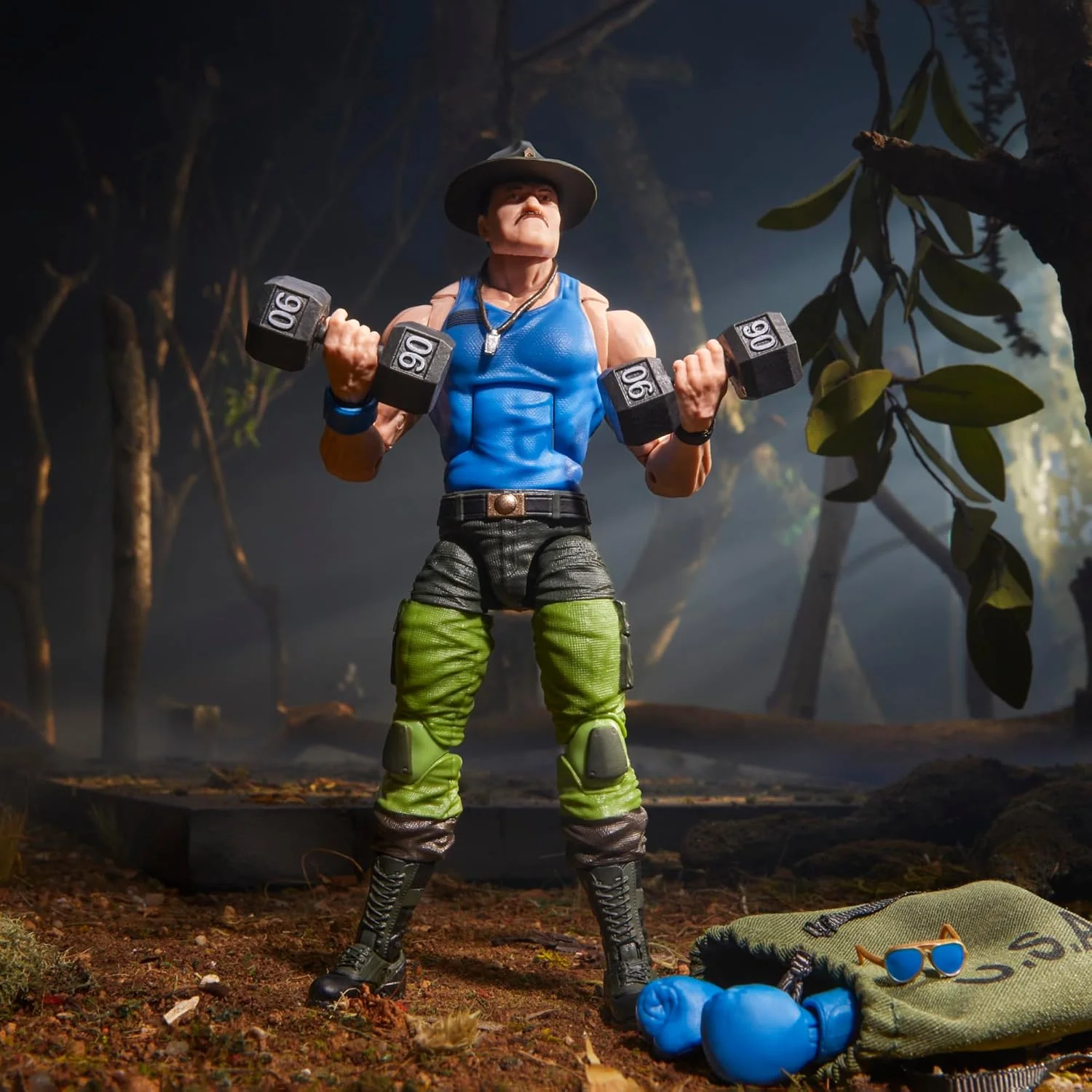 G.I. Joe Mad Marauders Sgt. Slaughter Deluxe Action Figure - Hasbro (Classified Series #129) - Image 5