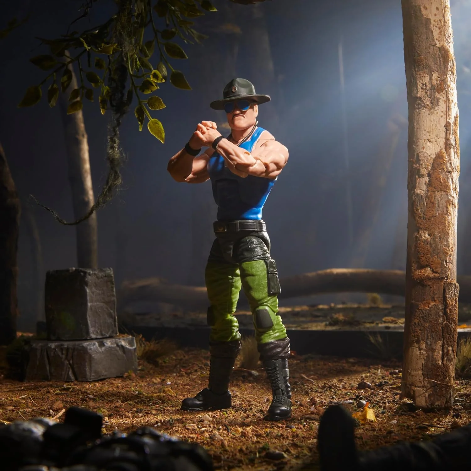 G.I. Joe Mad Marauders Sgt. Slaughter Deluxe Action Figure - Hasbro (Classified Series #129) - Image 6