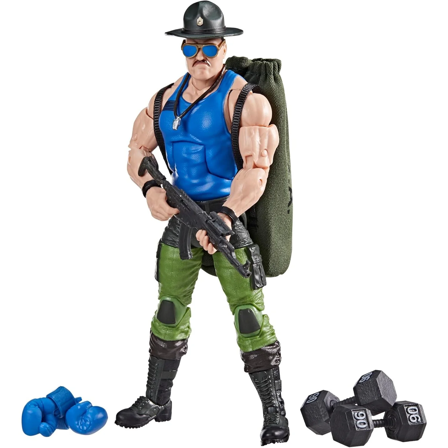 G.I. Joe Mad Marauders Sgt. Slaughter Deluxe Action Figure - Hasbro (Classified Series #129) - Image 9