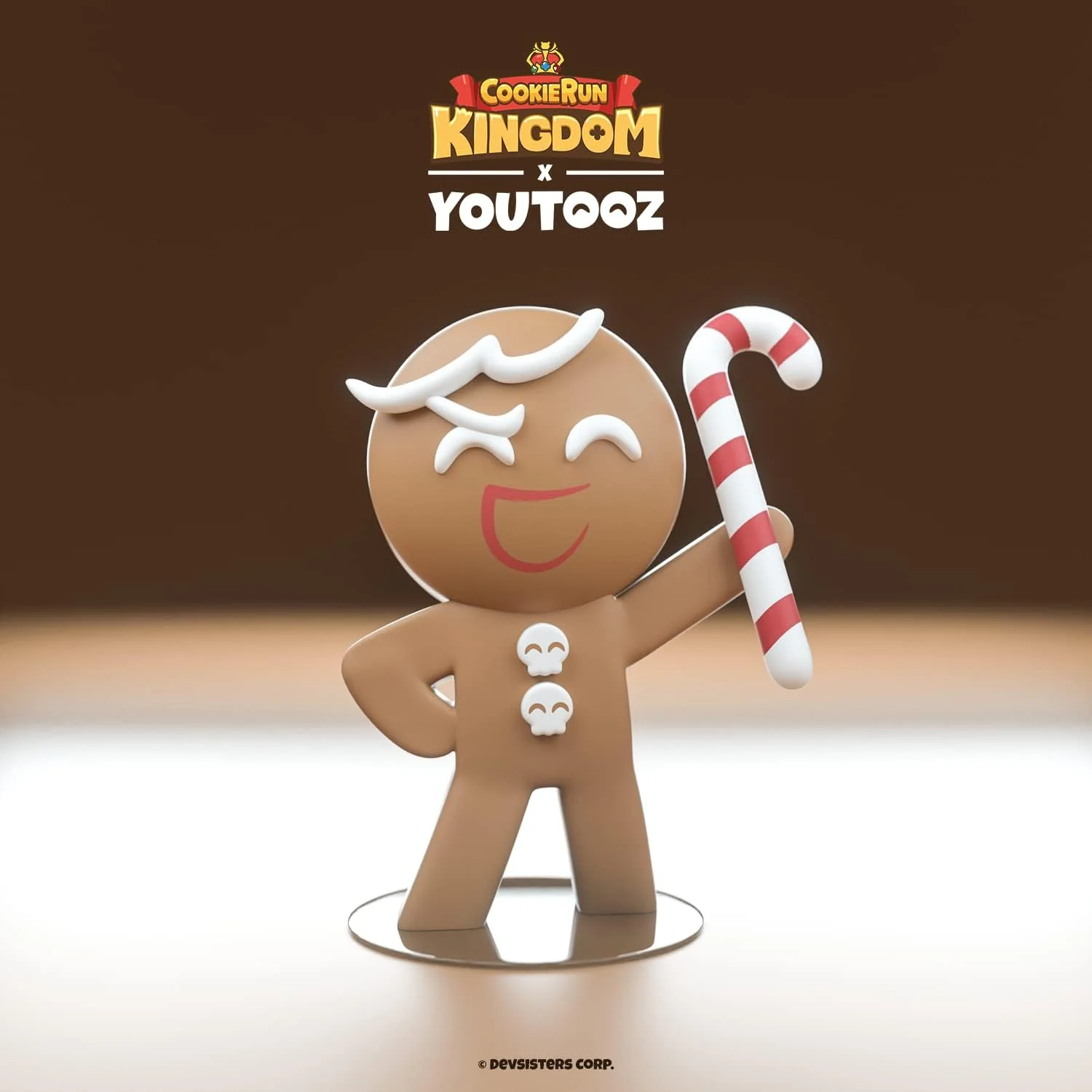 Cookie Run Kingdom GingerBrave Vinyl Figure - Youtooz - Cookie Run Kingdom Collection #4 - Image 2