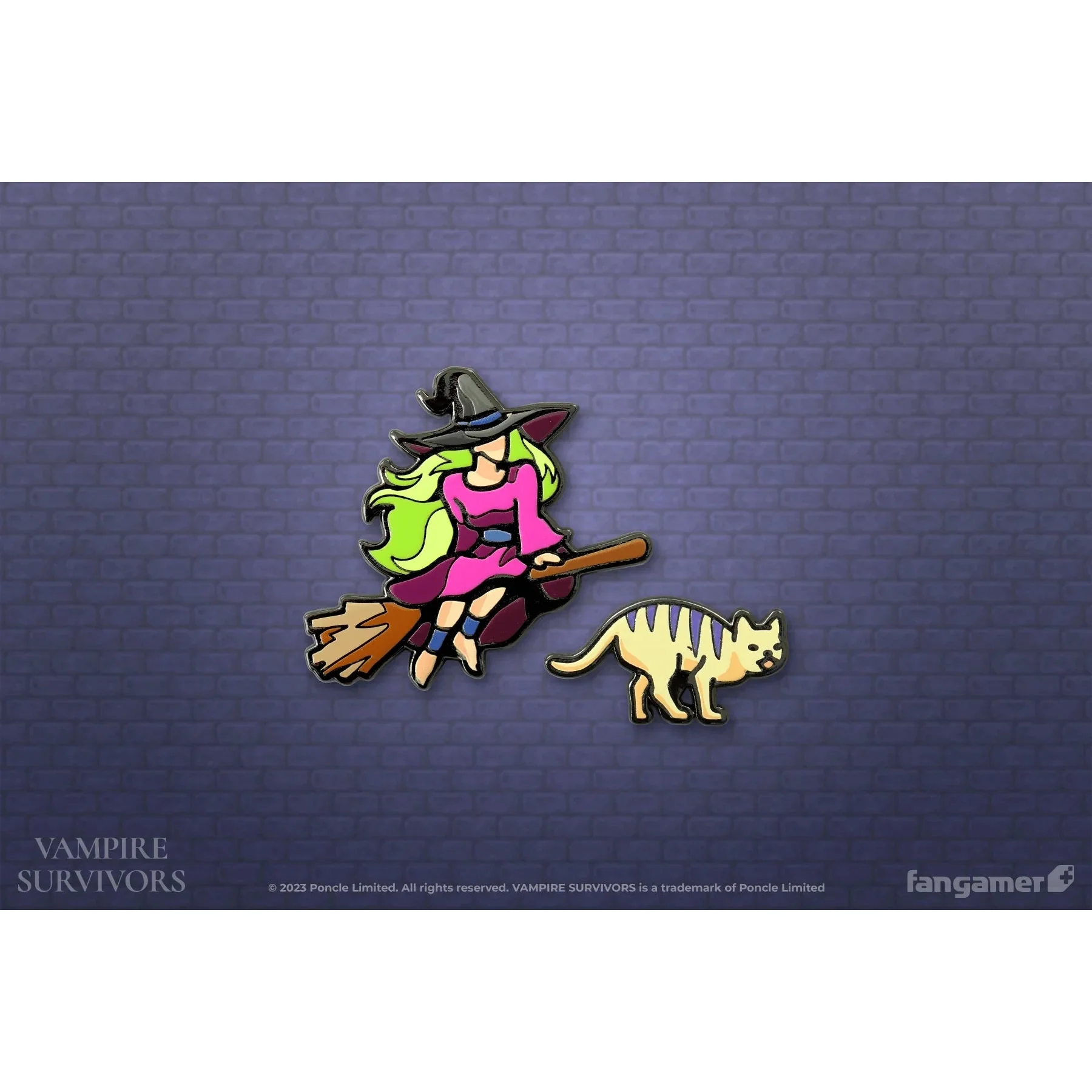 Vampire Survivors Giovanna Grana Enamel Pin Set - Nina Matsumoto - Fangamer - Image 2