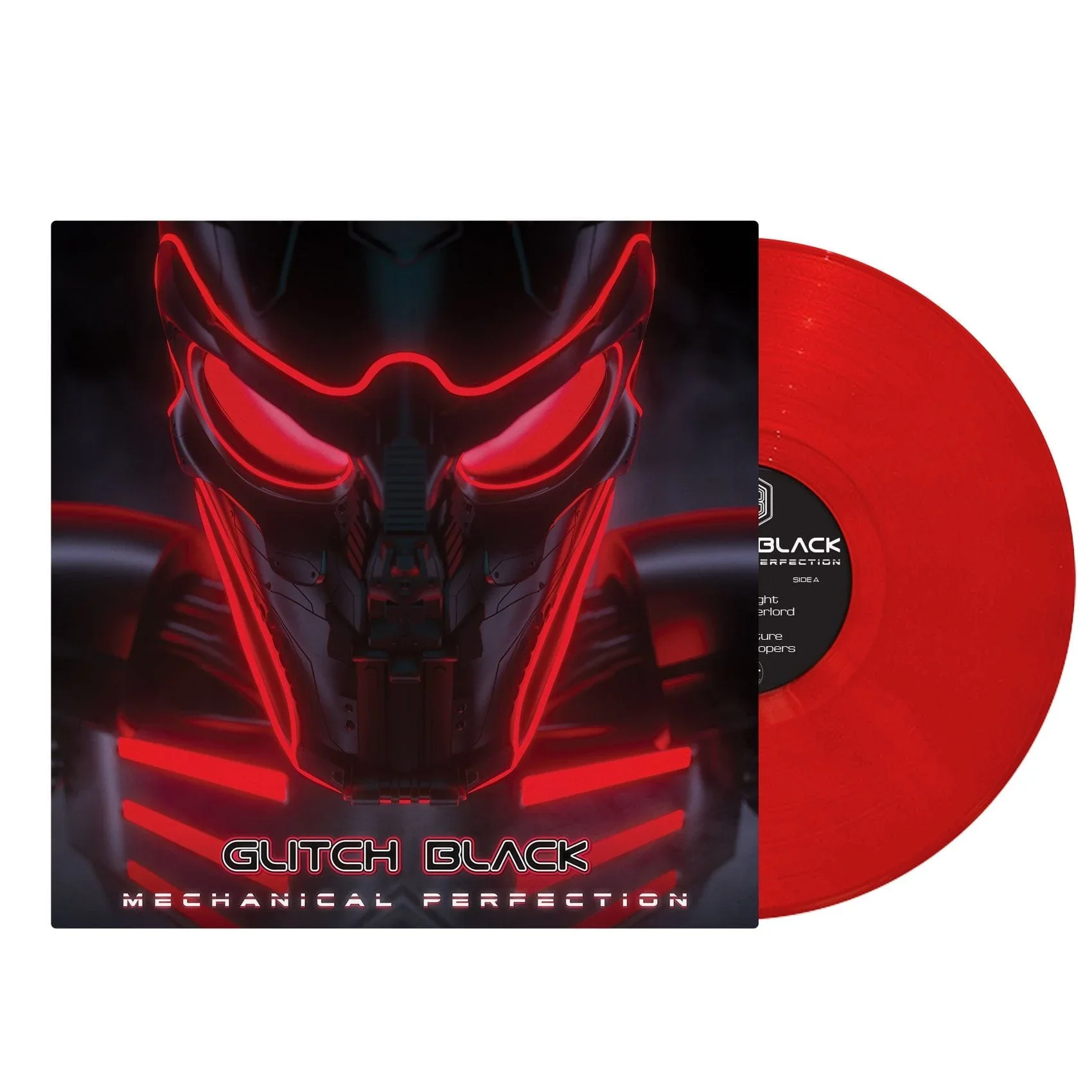 Glitch Black - Mechanical Perfection - LP Record (Red Vinyl) - Image 2