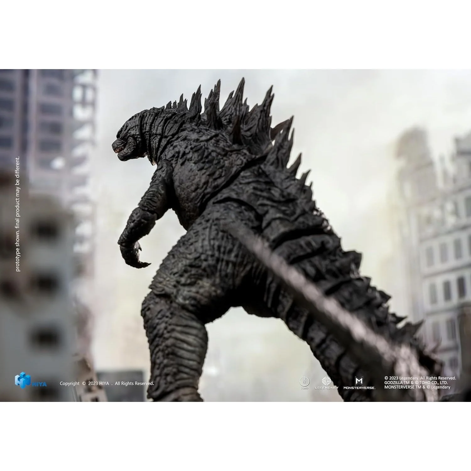 Godzilla (2014) Godzilla Action Figure - Hiya Toys: Exquisite Basic Series - PX Previews Exclusive! - Image 5