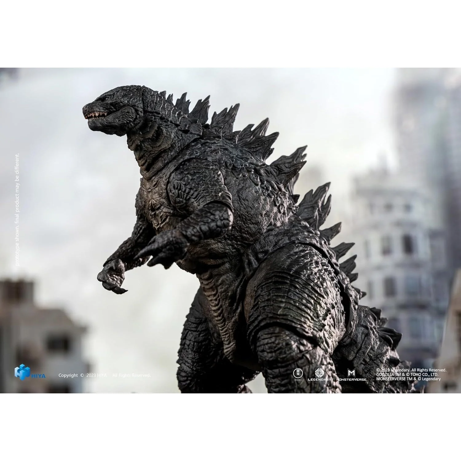 Godzilla (2014) Godzilla Action Figure - Hiya Toys: Exquisite Basic Series - PX Previews Exclusive! - Image 8