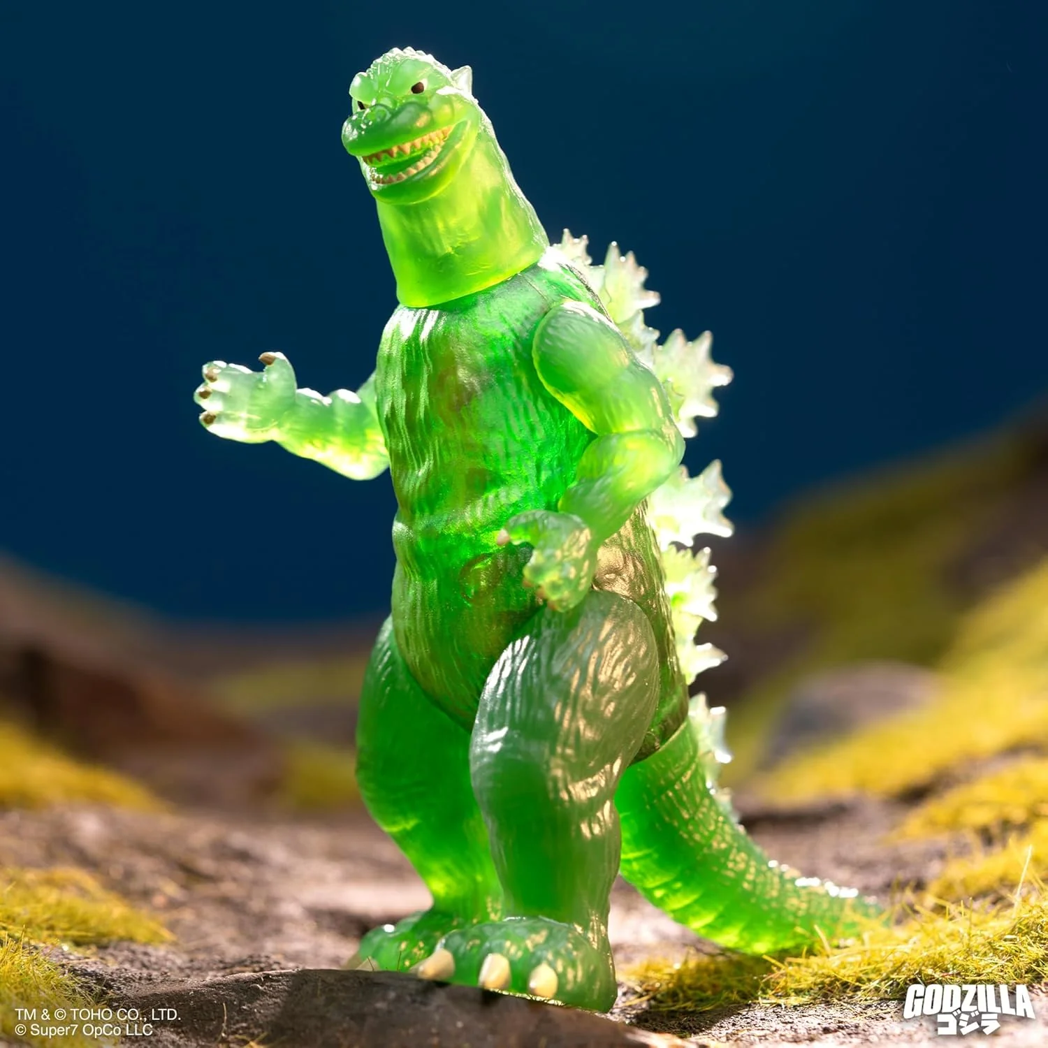Godzilla '64 (Green Flare) Action Figure - Toho, Super7 - ReAction - Image 4