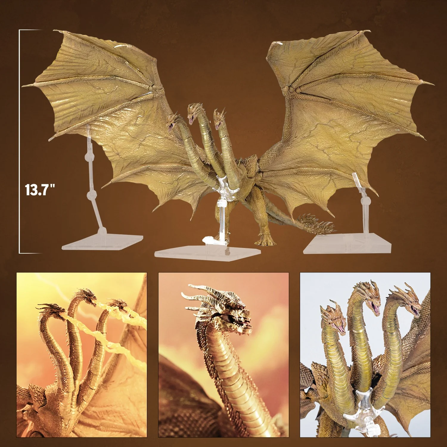 Godzilla King Ghidorah Exq. Basic Gravity Beam Version - Image 5