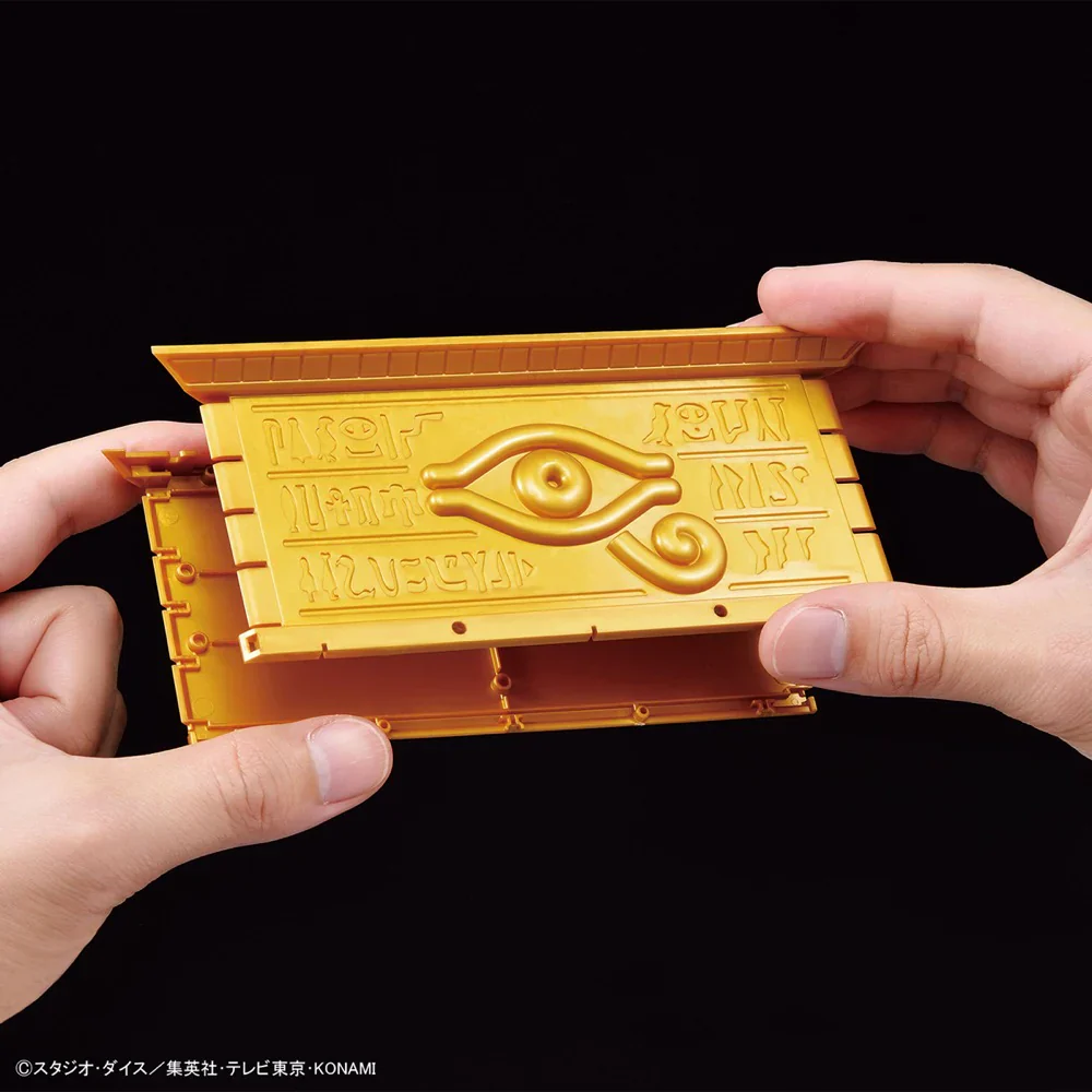 Yu-Gi-Oh! Duel Monsters Ultimagear Millennium Puzzle Gold Sarcophagus Model Kit - Bandai - Image 5