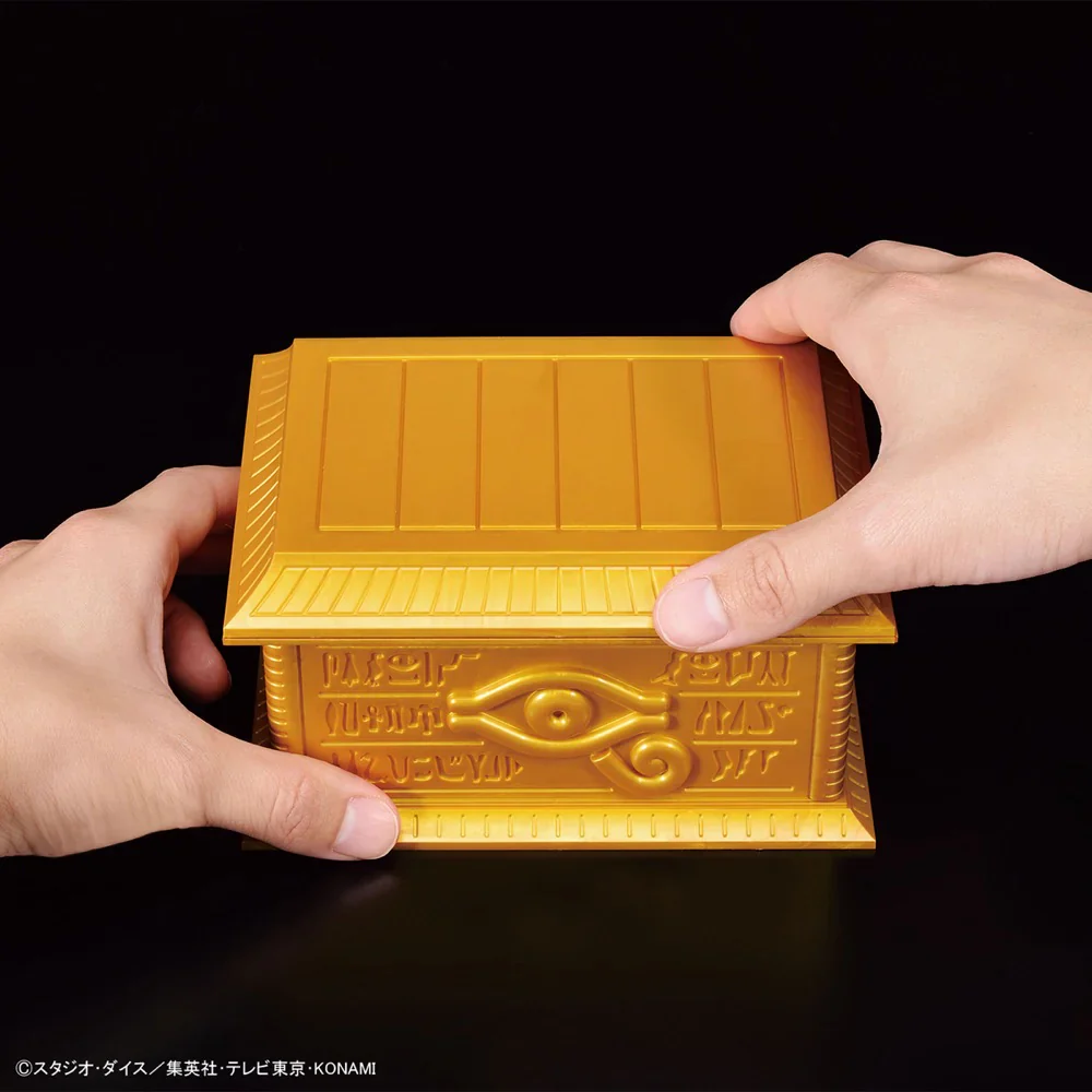Yu-Gi-Oh! Duel Monsters Ultimagear Millennium Puzzle Gold Sarcophagus Model Kit - Bandai - Image 6