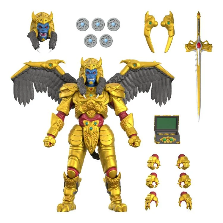Mighty Morphin Power Rangers Goldar Figure - Super7 - ReAction: Ultimates - Image 5