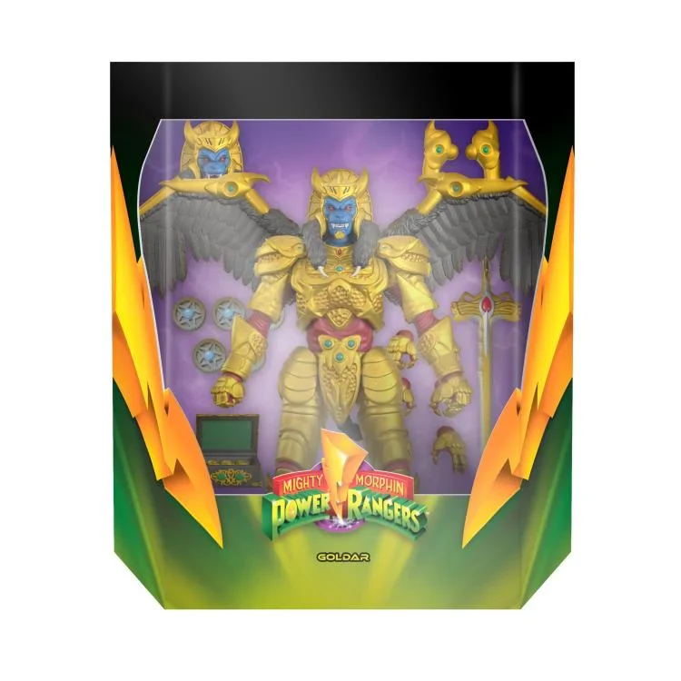 Mighty Morphin Power Rangers Goldar Figure - Super7 - ReAction: Ultimates - Image 6