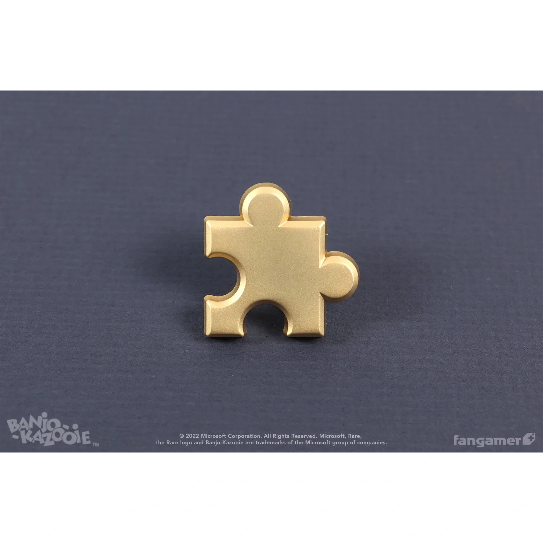 Banjo-Kazooie Golden Jiggy Puzzle Piece Pin - by Jon Kay - Fangamer - Image 4