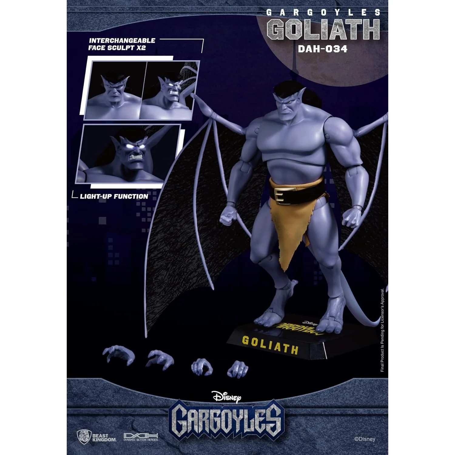 Disney's Gargoyles Goliath DAH-034 1/9 Scale Action Figure - Beast Kingdom (Dynamic 8ction Heroes) - Image 2