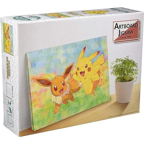 Pokémon Pikachu & Eevee "Best Friends" Puzzle - Ensky - (Artboard Jigsaw -Canvas Style-) - Image 2