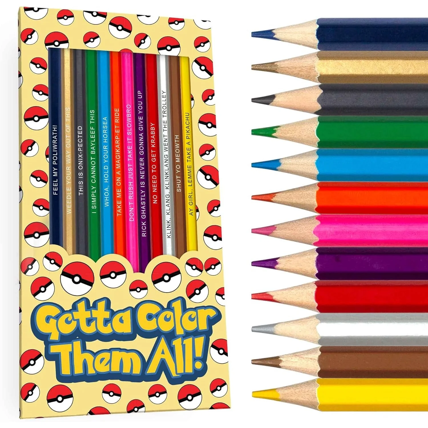 Gotta Color Them All! Pokemon Colored Pencils