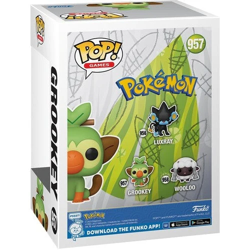 Grookey Pokemon Funko Pop! Games: #957 - Image 3