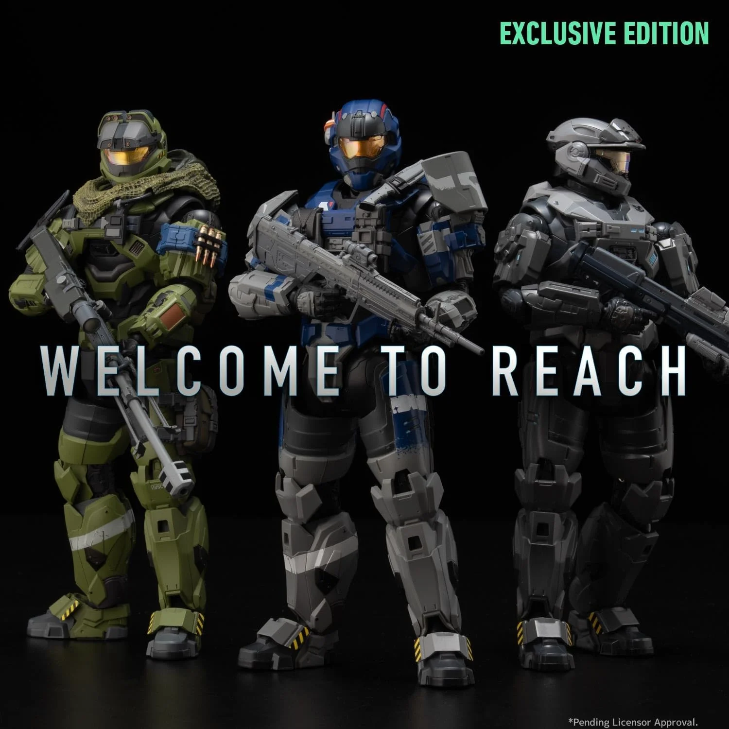 Halo: Reach RE:EDIT JUN-A266 (Noble Three) 1/12 Scale Action Figure - 1000 Toys - PX Previews Exclusive! - Image 5