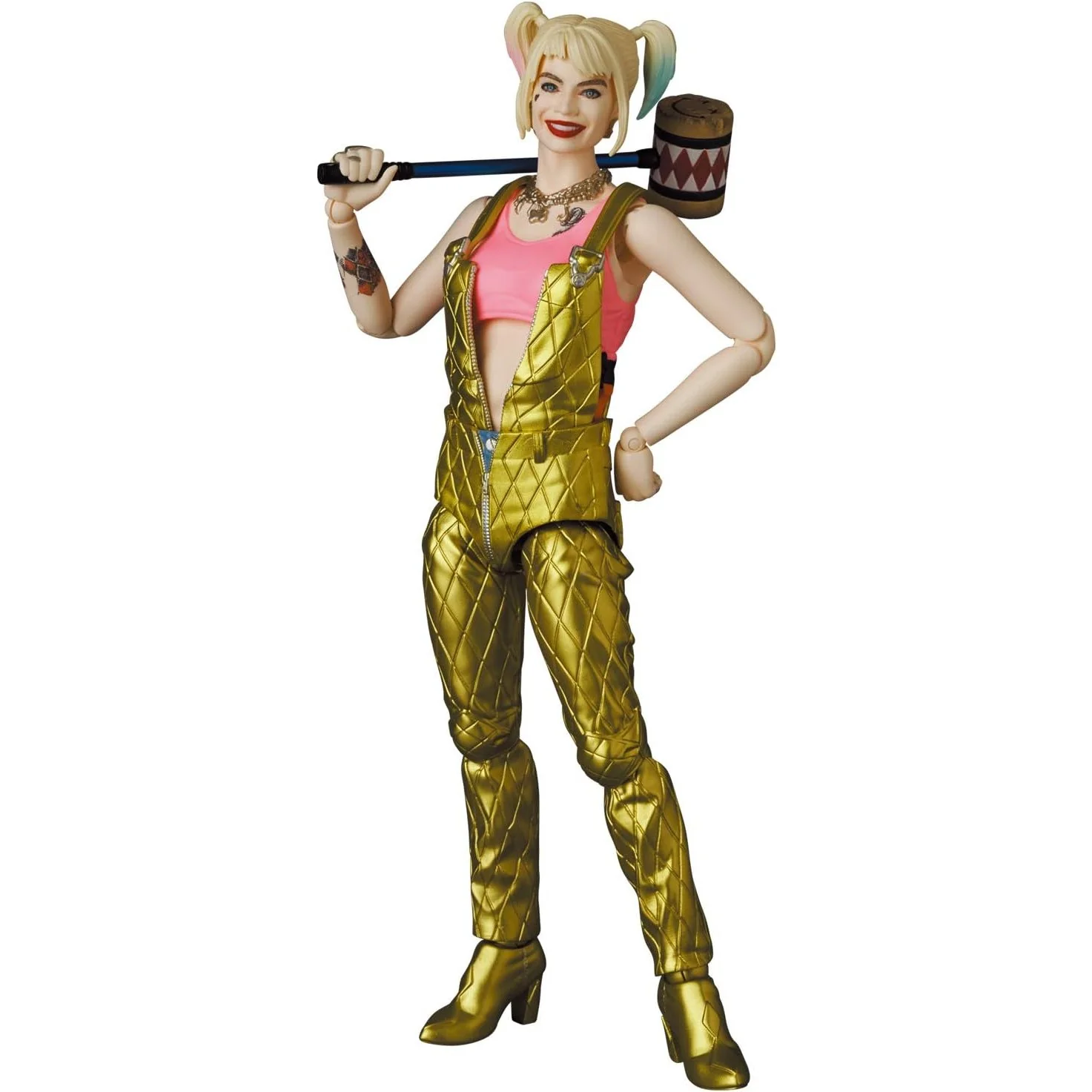 Birds of Prey Harley Quinn (Overalls Ver.) Action Figure - Medicom Toy - MAFEX #153 - Image 2