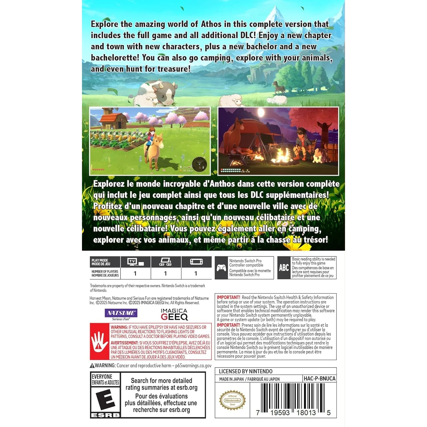 Harvest Moon: The Winds of Anthos Complete Edition - Nintendo Switch - Natsume - Image 2