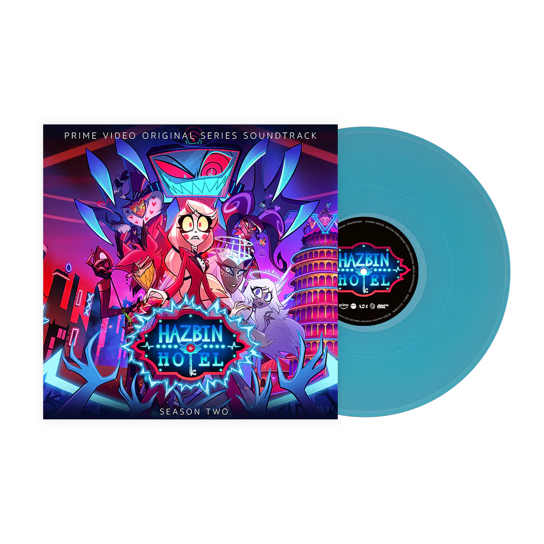 Hazbin Hotel: Season Two - Prime Video Original Series Soundtrack - Translucent Blue 12" Vinyl LP - Image 2
