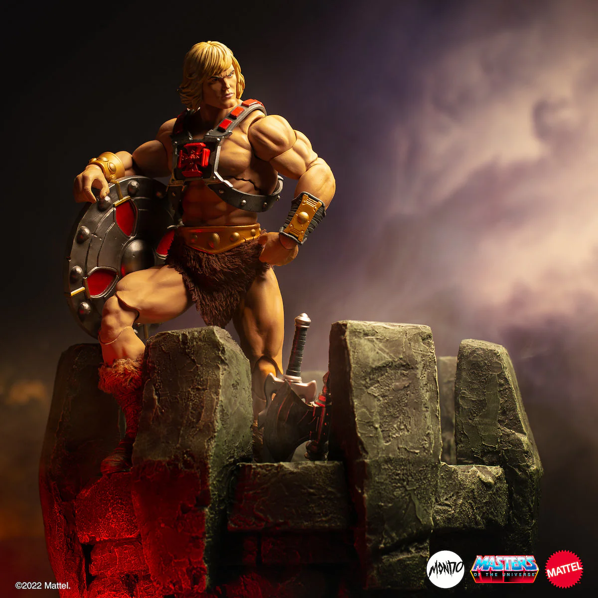 Masters of the Universe He-Man 1/6 Scale Figure (Ver. 2) - Mondo Tees - Image 4