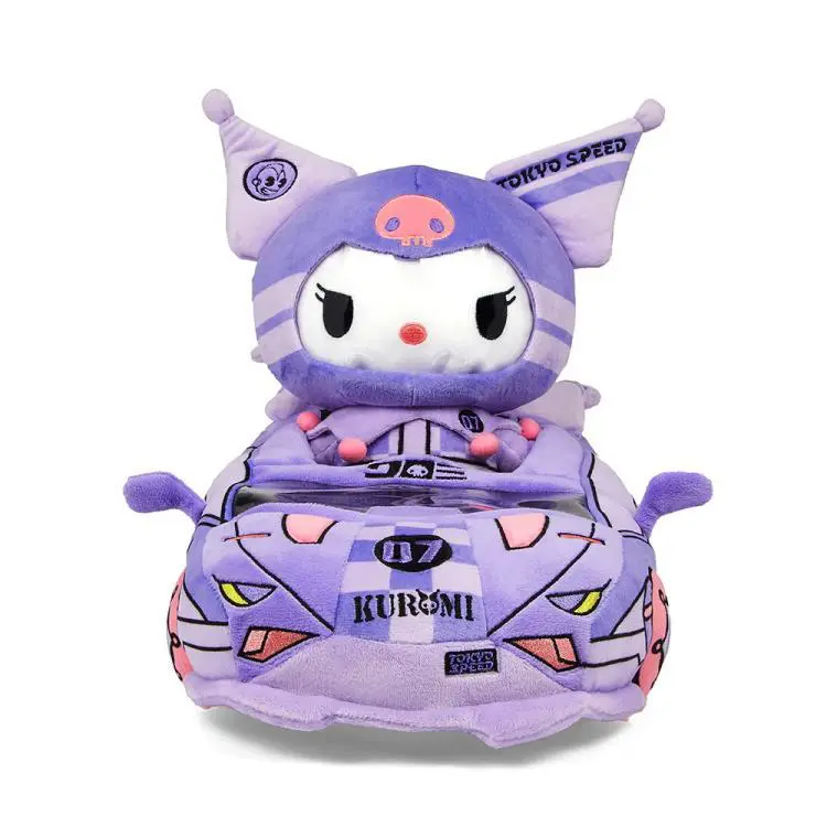Hello Kitty & Friends Kuromi Tokyo Speed Racer Plush - Kidrobot - Image 2