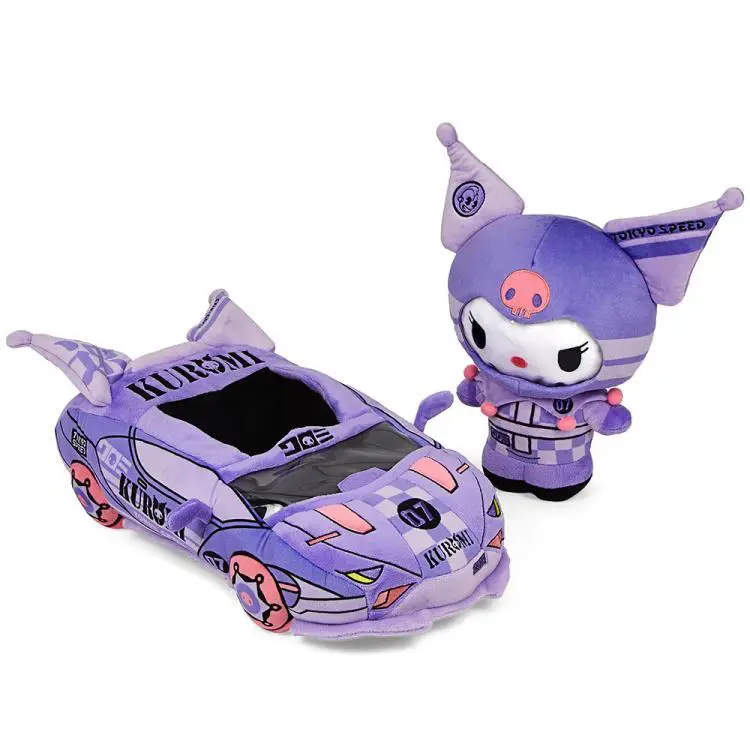 Hello Kitty & Friends Kuromi Tokyo Speed Racer Plush - Kidrobot - Image 5