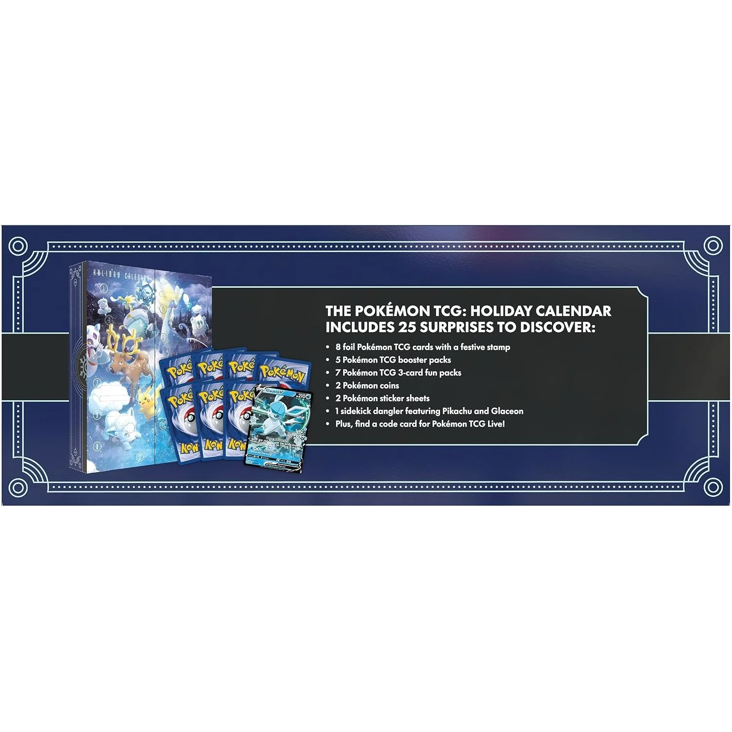 Pokemon TCG 2023 Holiday Calendar - with Foil Cards, Booster Packs & More! - Image 4