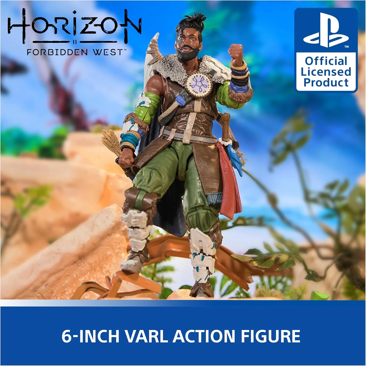 Horizon Forbidden West Varl (Nora Valiant Armor Ver.) 6" Action Figure - Spin Master Ltd. (Shapes Collection) - Image 2