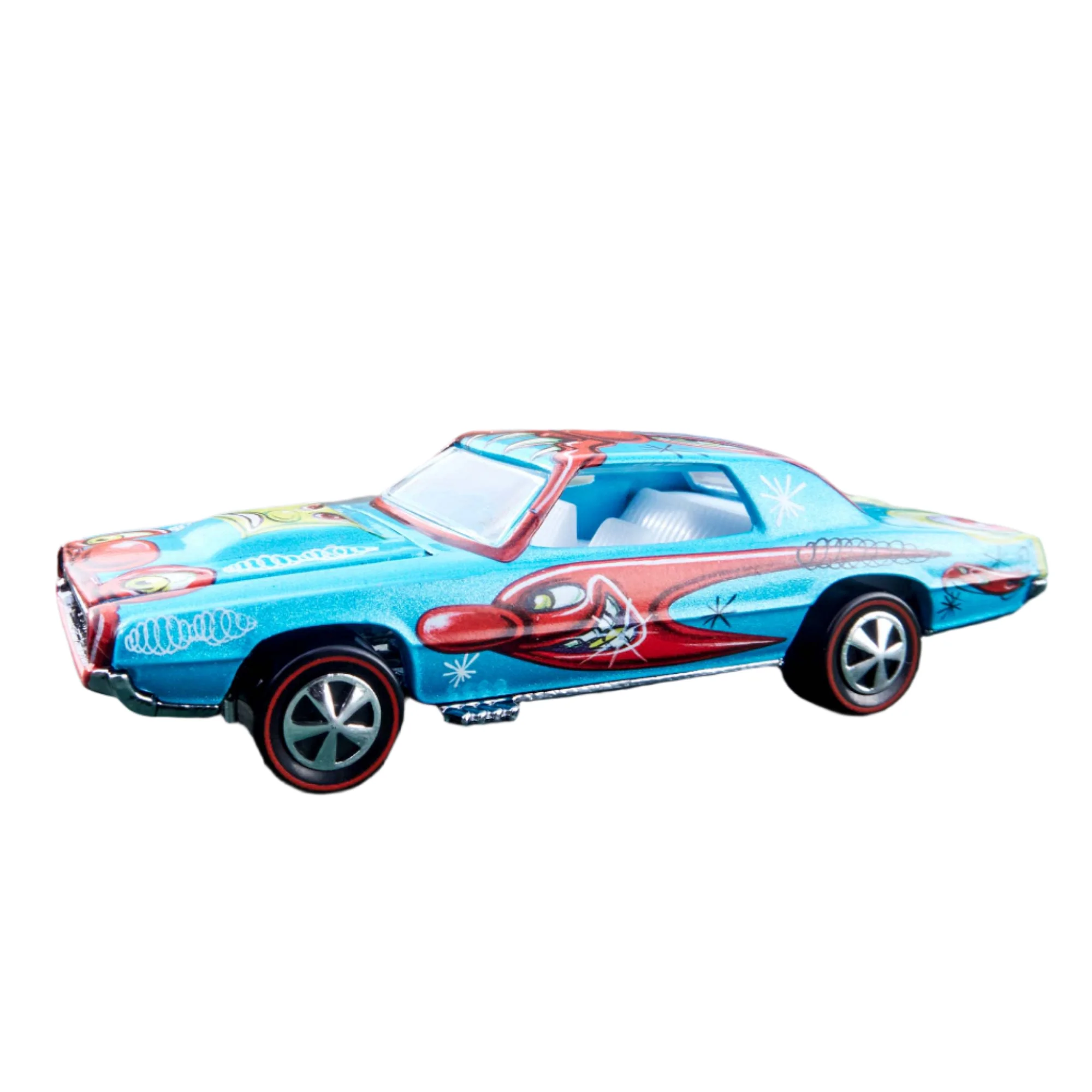Hot Wheels x Kenny Scharf Custom T-Bird - 1:64 Scale Diecast Car - Mattel Creations Exclusive
