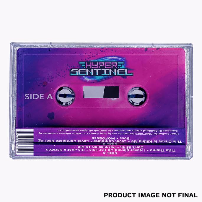 Hyper Sentinel Original Video Game Soundtrack - Cassette Tape - VGNYsoft - Image 2