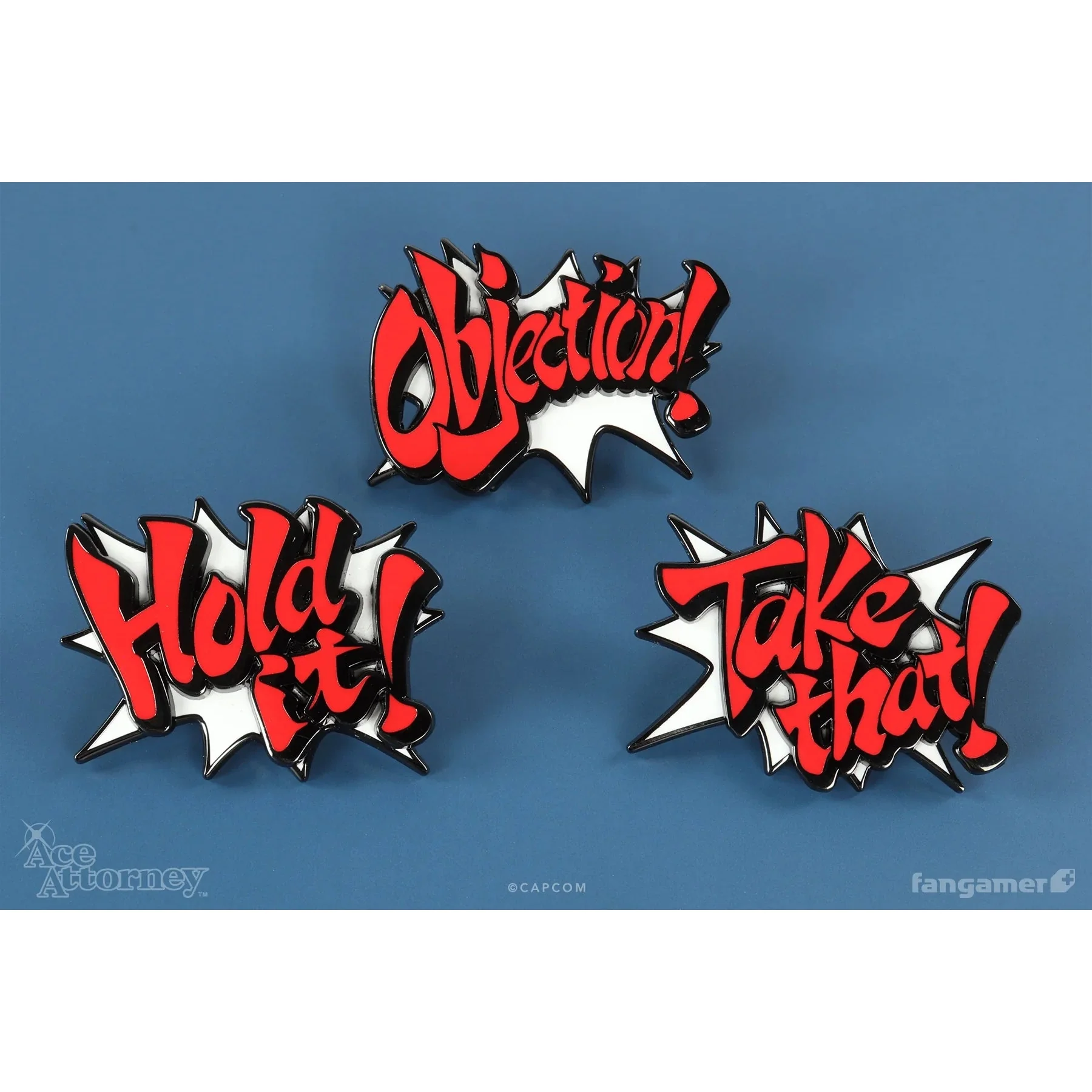 Ace Attorney Interjection! Pin Set - by Jon Kay - Capcom, Fangamer - Image 12